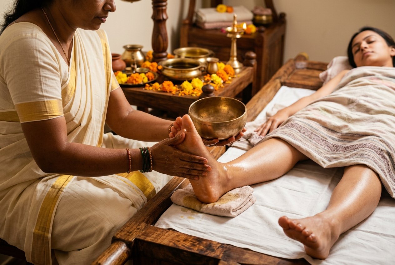 Authentic Bronze Kasya Bowl Padabhyanga Foot Massage