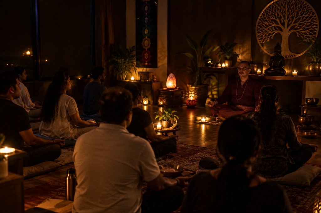 SAHAJ Wellness House Serene Sanctuary Ambiance Meditation