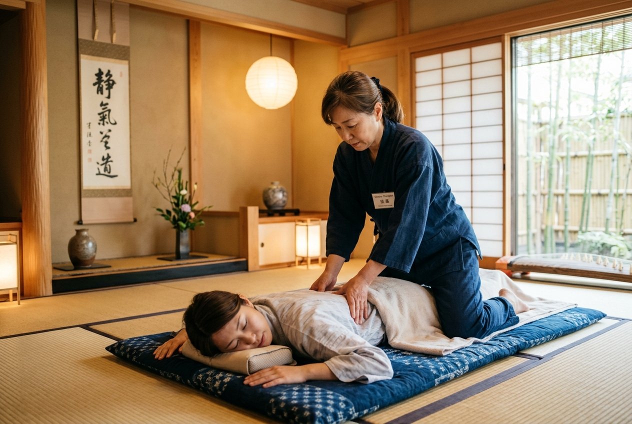 Traditional Japanese Shiatsu Acupressure Meridian Therapy