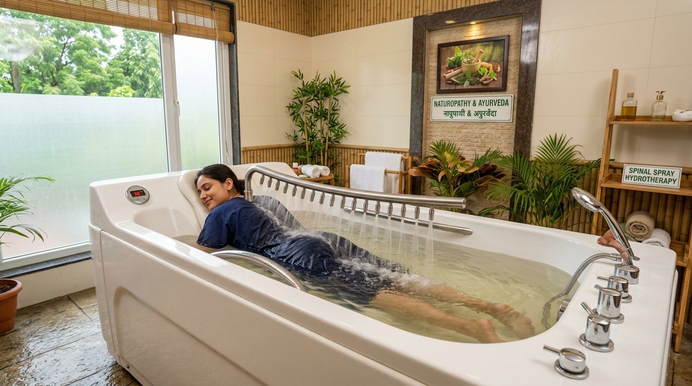 Hydrotherapy and Spinal Spray Bath